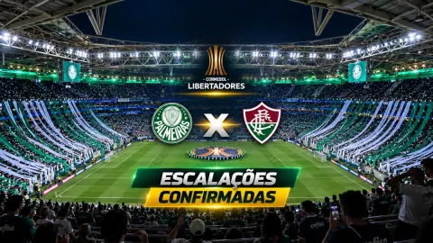 Palmeiras x Fluminense: escalações confirmadas
