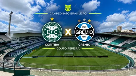 Coritiba x Grêmio: onde assistir e prováveis escalações