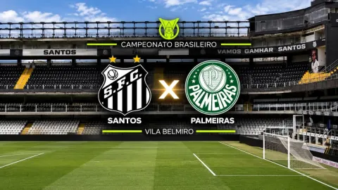 Santos x Palmeiras: onde assistir e prováveis escalações