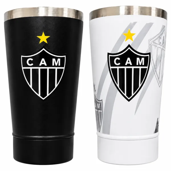 Copo Térmico Atlético Mineiro Gocase Vibe Inox Parede Dupla