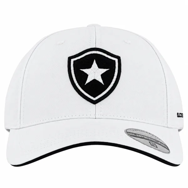 Boné Botafogo Escudo Bordado Frontal Supercap