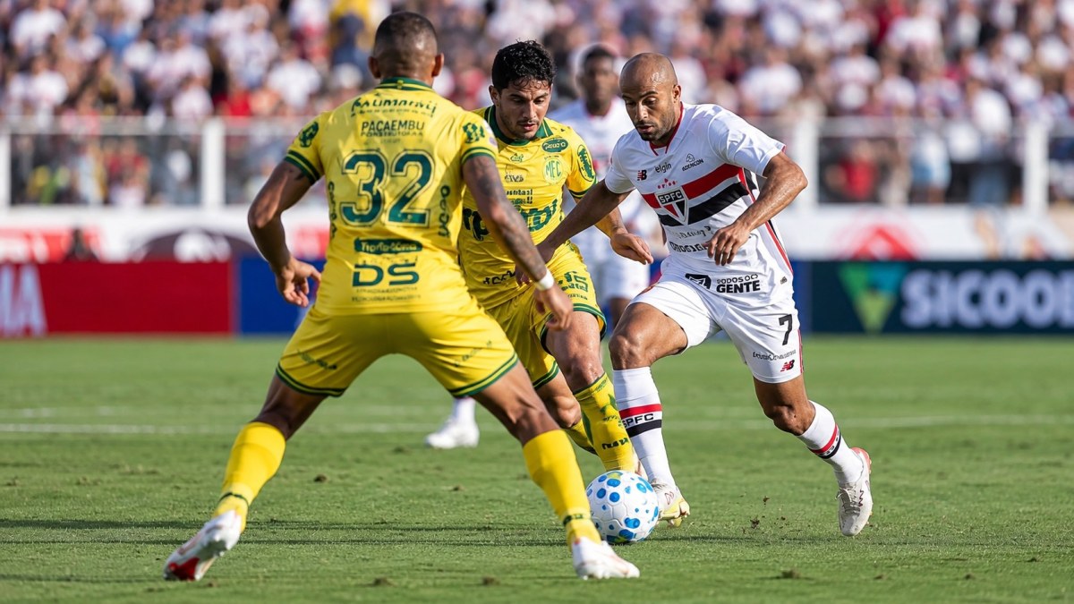 São Paulo resiste ao domínio do Mirassol e arranca empate no fim