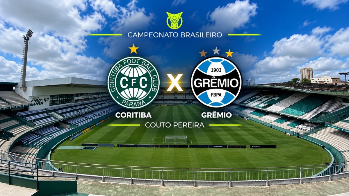 Coritiba x Grêmio: onde assistir e prováveis escalações