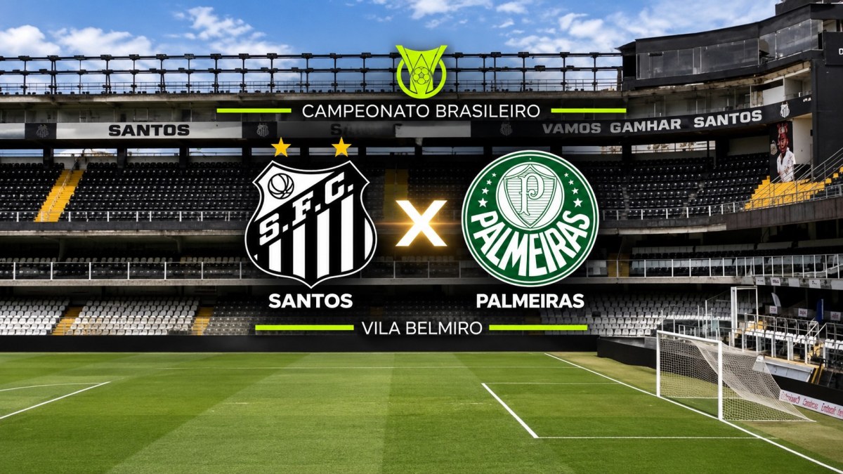 Santos x Palmeiras: onde assistir e prováveis escalações