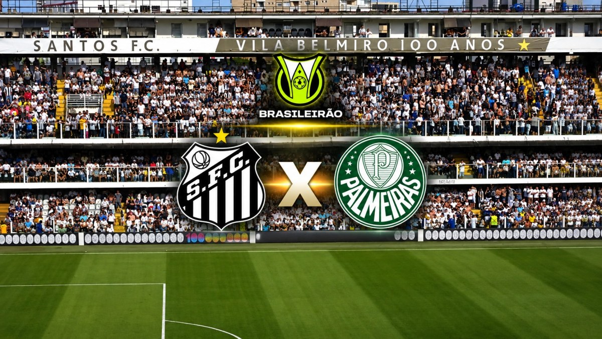 Santos x Palmeiras: escalações confirmadas