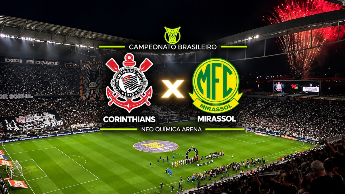Corinthians x Mirassol: onde assistir ao vivo e prováveis escalações