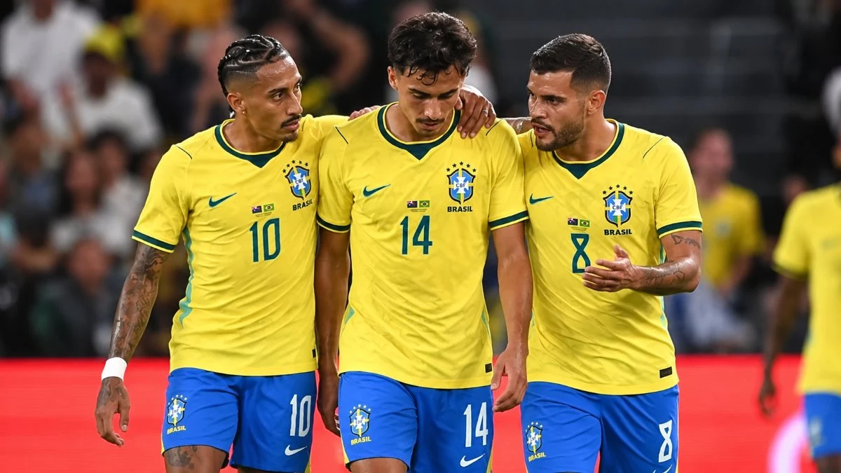 Brasil busca empate no fim em amistoso contra a Austrália